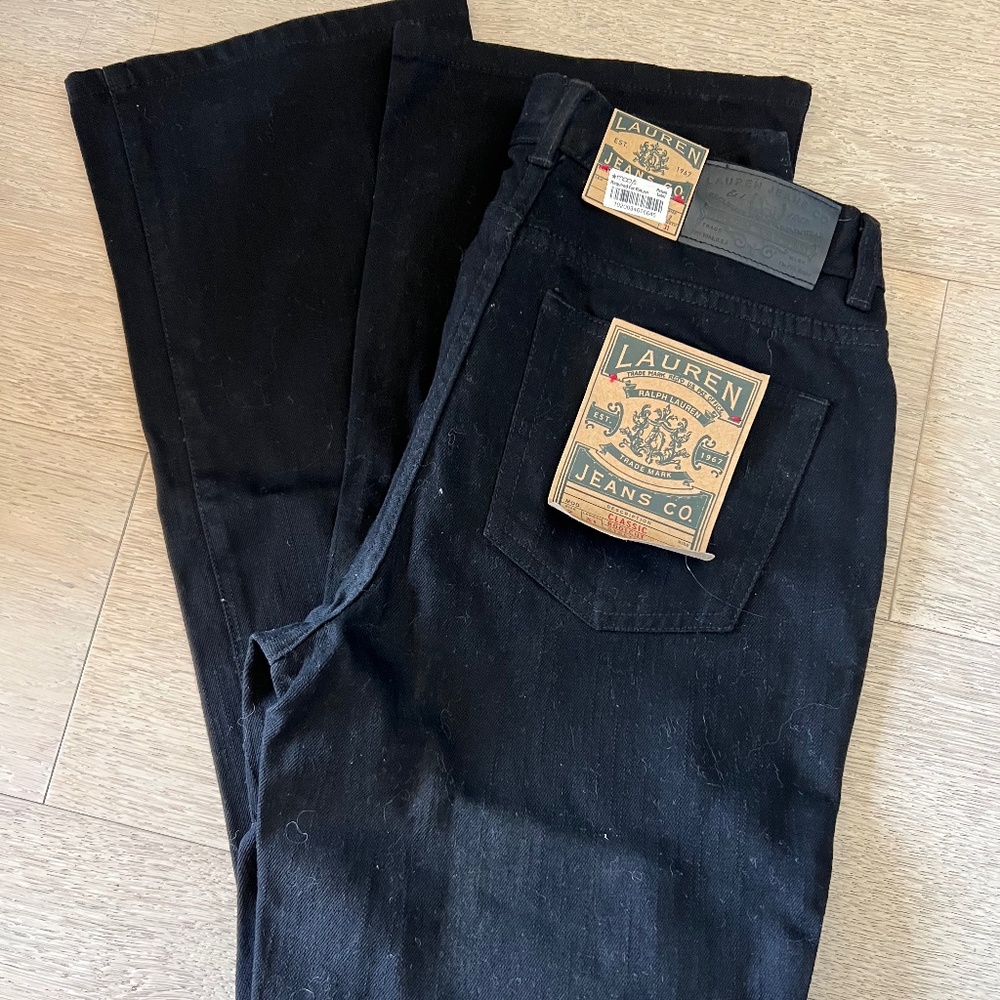 New With Tags Black Ralph Lauren Jeans Size 2